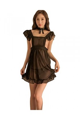 Soutien-gorge sexy de soubrette pour femme, tenue sexy de costumade et culotte pour femme, jolie tenue de soubrette japonaise