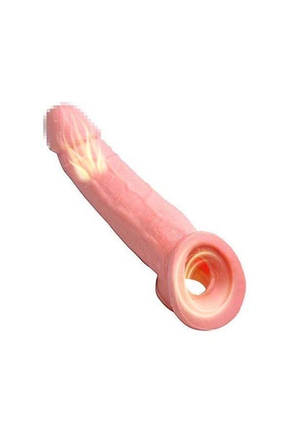 creux p?n?s Anneaux en Silicone Manchon de p?n?s pour Hommes, Manchon de p?n?s Extension de Filetage Côck Manches Dick Sock P