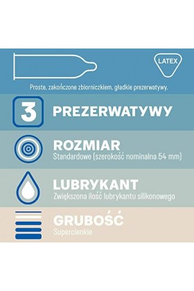 Durex Invisible Extra Thin Extra Sensitive Lot de 3