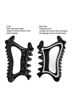 Outil Gua Sha, Soulagement des Douleurs En Céramique, Drainage Lymphatique, Grattoir Pour le Visage, le Corps, les épaules, l