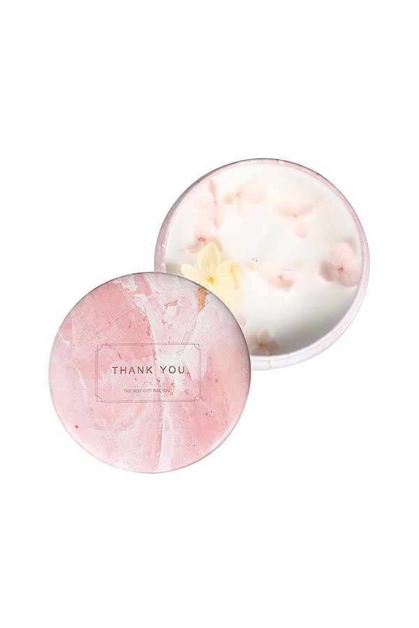 JECOMPRIS 1Pc Bougies Parfumées Vacances Bougie Étain Romantique Bougie Parfums Portable Bougie Parfumée Maison Bougies Décor