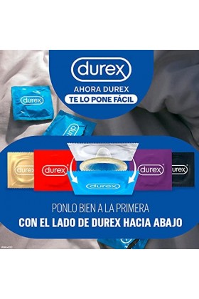 Durex Dame Placer - Preservativos con Puntos y Estrías, 12 Condones
