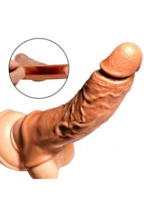 - Ğõdë Condom Extender Gaines Pour Pénǐš Šéxés Toyes Femmé Realiste Retardant Éjaculation Housse de Pénǐš Manche Extension de