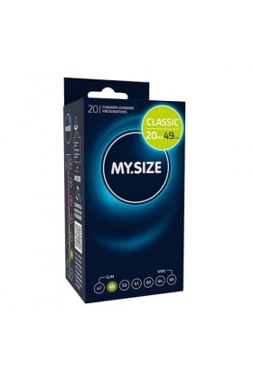 MY.SIZE Lot de 20 préservatifs taille 2 49 mm