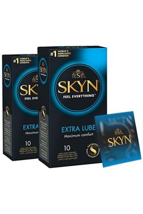 Skyn - Pack 20 Préservatifs Extra Lub Sans Latex - Maximum Confort