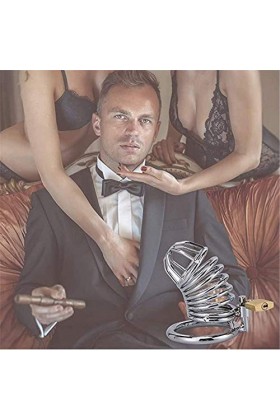 Appareils Mens Athletic Supporter Chástí-ty Dêvice Waistband Underwear pour Male Jockstrap Fun Cage