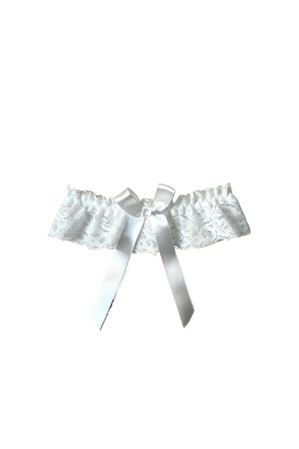 Jarretière en Dentelle for Femmes, Boucle de Jambe avec nœud Papillon, jarretière de Mariage, Sangle de Bas de Cosplay for ma