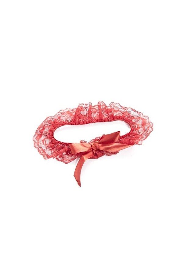 Jarretière de Mariage en Dentelle perlée Sexy, Anneau de Cuisse de mariée Color : Color-11, Size : One Size 