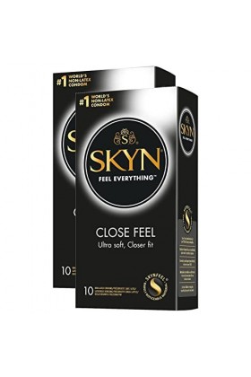 Pack 20 Préservatifs Sans Latex CLOSE FEEL Extra Doux et Ajustés