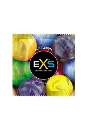 EXS Bubblegum Rap - 100 préservatifs avec larôme de gomme à mâcher