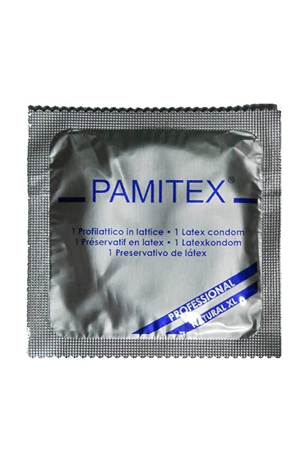 72 PROFILACTIQUES PRÉSERVATIFS XXL EXTRALARGE CONDOM NATURELLE PAMITEX - PACK ANONYME