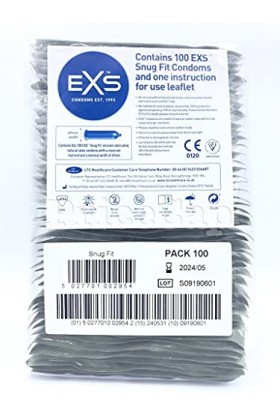 EXS Trim Snug Fit - 100 petits préservatifs