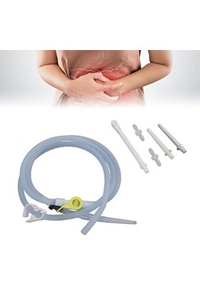 Weikeya Kit de lavement médical en silicone sans odeur 1,5 m pour seau à lavement