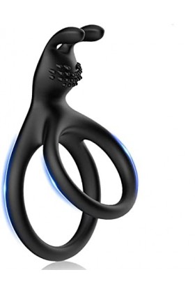 - Sèxtôysé Ġõđẹ Mâssêur Ânnêau Anneau Vibrant P-Ênis En Silicone Premium Cli-Toris Anneau de Massage Étanche,Vibrant Cöcķanne