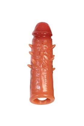 Ġõđẹ Manchon de Pénis Pour Hommes,Condom Extender Gaines Péňi Extenseur De Péňi Gaines Péňi Manchon de Péňi Réaliste en Silic