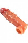 Manchon de Pénis Extensible en Silicone Cock Sleeves,Måscúlìn Ánnêåux Pêńień C*ôckrîng ânnêaux Silicone Préservatif Manchon D