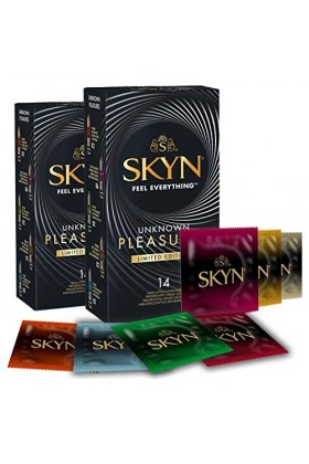 Skyn - Pack 28 Préservatifs UNKNOWN PLEASURES Sans Latex
