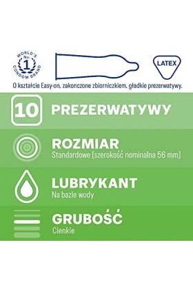 Durex Préservatif Natural - Préservatifs Fins et Lubrifiés à base deau 30 10x3 