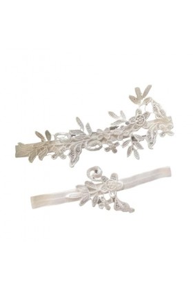 Ensembles de Jarretelles de Mariage en Dentelle, Jarretelles de mariée élastiques, Anneaux de Cuisse, Accessoires de mariée 