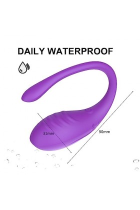 Mini Víbrómássëür Oêüf Mástūrbëuše Homme Silîcöne Connecté Téléphone Sèxtòÿše Homme Sẹxạňal Víbrómássëür Portable Avec App Cū