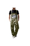 Gefomuofe Salopette pour homme - Salopette ample - Réglable - Style vintage - Salopette en jean - Combinaison de travail, Ora
