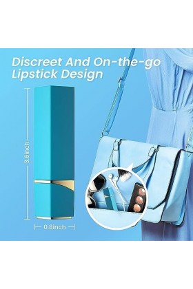 Rouge À Lèvres Vibrant femme Vîbrø-másseúr Clîtôrìdiẹn Siḷencieụx,Vîbrømásseúrs Fẹmînin Clìtøridîén,avec 15 Modes,Sěxtôysē Co