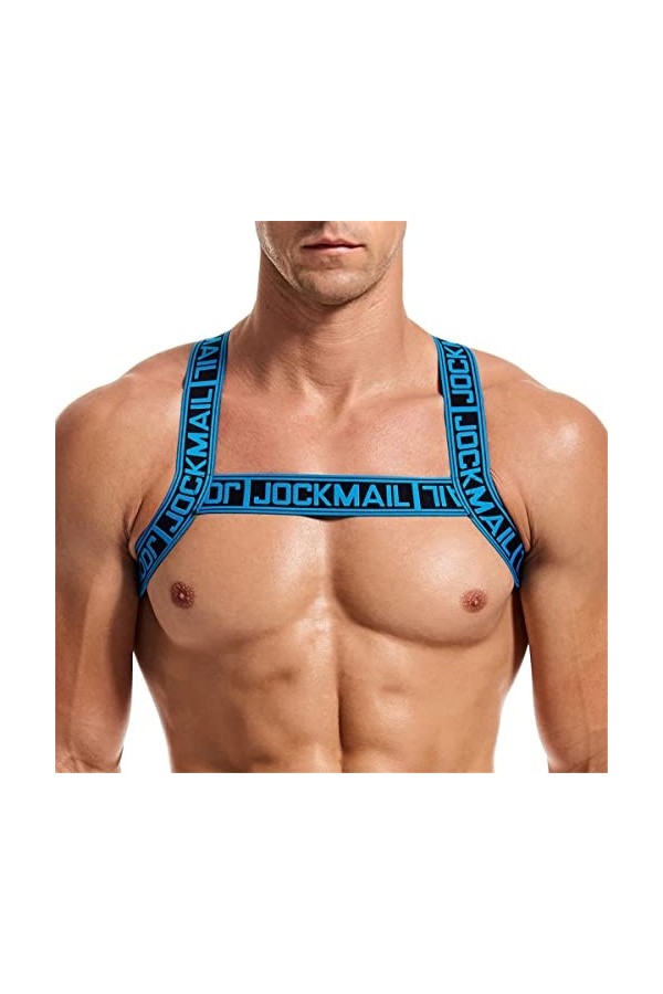 Harnais extensible pour homme avec sangle dépaule pour homme, blanc, Large-X-Large