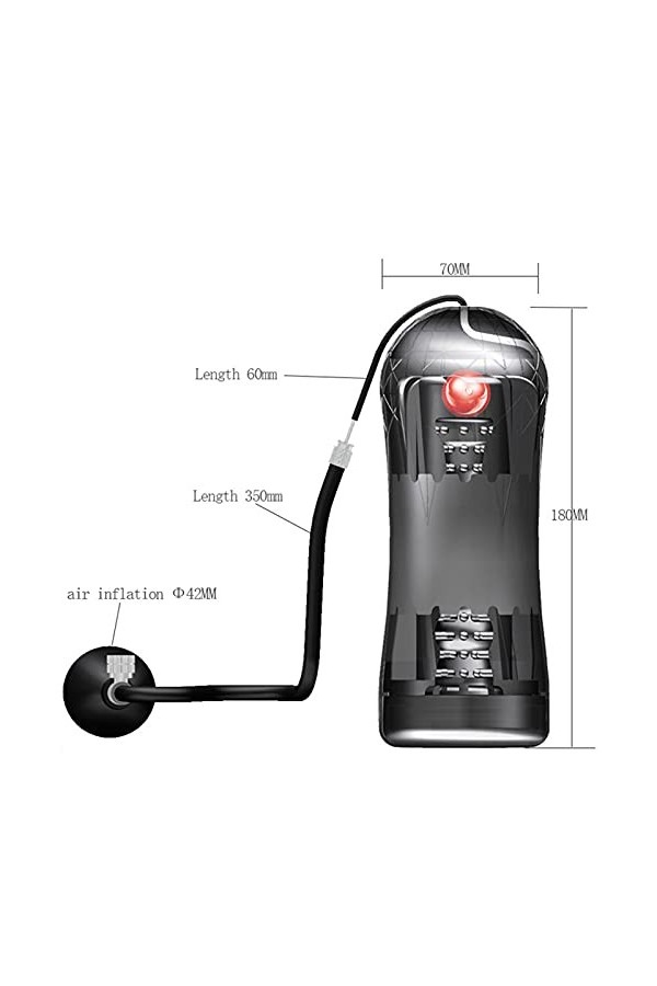 NevStp Ś-Ëx Ť-Øyș Ġøđëmịché Soins de Santé Intimes Pour Femmes Noir Gonflable Imperméable Durable