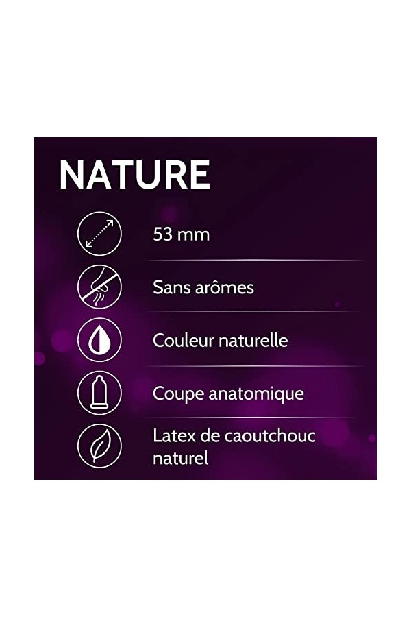 VIBRATISSIMO Préservatifs Nature lot de 100 unités & gel lubrifiant I Boîte de préservatifs extra lubrifiés couleur naturelle