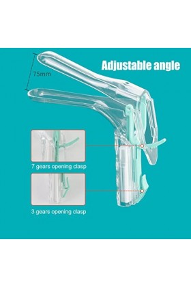 Spéculum Nettoyage Vaginal LED,Spéculum de Dilatation Vaginale Indolore,Spéculum Vaginal,Spéculum Médical Réglable Réutilisab