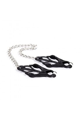 sensensen Clip trèfle Noir Clip Papillon avec Clip tête chaîne