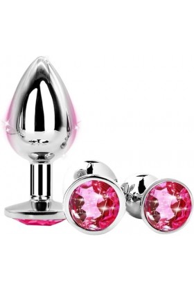 3 Pièces Produits En Acier Inoxydable Exquis Et Lisses Rose Adaptées Aux Jeux Pour Débutants Ḁṉḁl Plṳg Ḁṉḁle Femme Prôsṱḁṱe