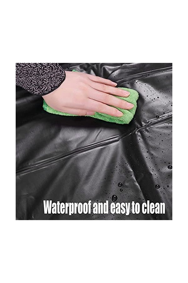 Hagsnec Draps de Lit Imperméables PVC Draps de Lit de Sexe Adulte Sexy Housse de Hypoallergénique Roi Draps de Lit 220X2 Cm N