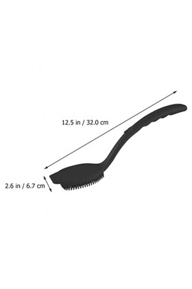 USHOBE 3 Pièces Brosse De Nettoyage Repose-Ustensile En Silicone Nettoyant Ménager Brosse À Vaisselle En Silicone Brosse À Lo