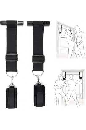 HytTer Accessoire de Sport Pour Porte Suspendue, Sangle En Nylon Confortable Réglable, Maintient La Main En Place