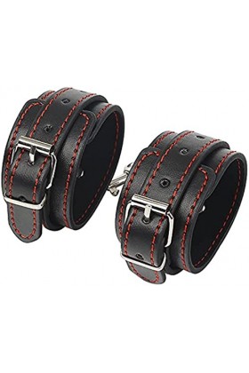 HytTer Ranpeng Accessoires de Sport Noir Rouge 2023, Manchettes Réglables En Cuir, Fête de Jeu de Rôle