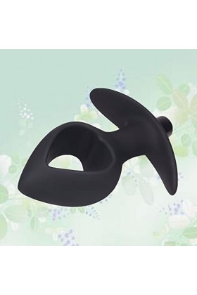 YameiS Anneau en Silicone étanche an-âl Pl-ùg Noir 