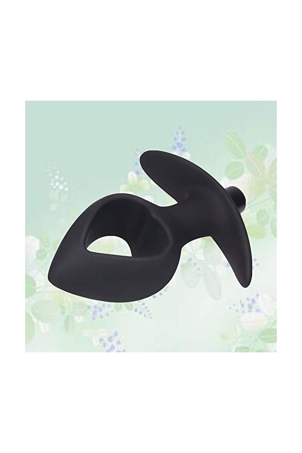 YameiS Anneau en Silicone étanche an-âl Pl-ùg Noir 