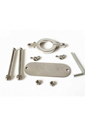 ETbotu Le support testiculaire de torture dagrafe de dispositif de compression de scrotum dacier inoxydable for le sablier 