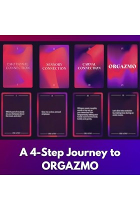 Oh Happy Games Orgazmo - The Ultimate Couples Card Game for Deep Emotional and Sensual Connection - Spice Up Your Intimate Li