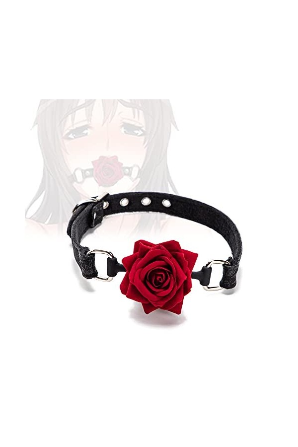 Silicone Mouth Ball Gåg, taille ajustable, accessoires magiques pour hommes et femmes