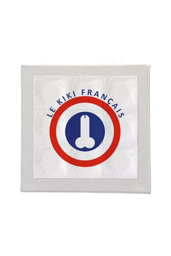 Tableau de 9 préservatifs humoristiques et parodiques | Idée originale pour ceux qui ont conscience de l’importance de se pro