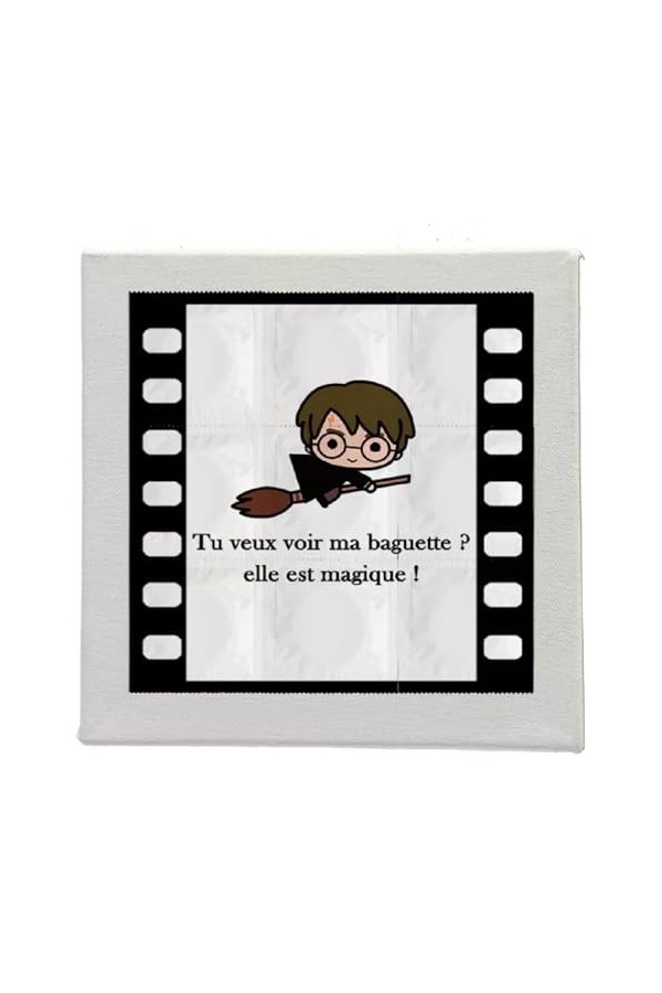 Tableau de 9 préservatifs humoristiques et parodiques | Idée originale pour ceux qui ont conscience de l’importance de se pro