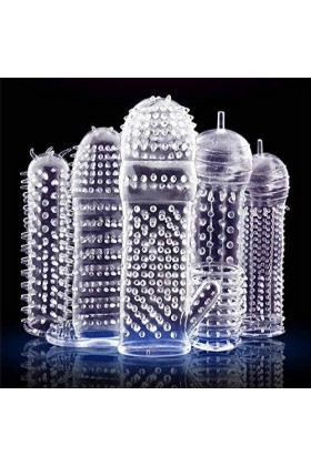 Gaines pour pénis Extenseur de Manche préservatif pour Homme Gaine de pénis Gaines gaine penienne manchon-A18