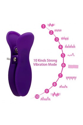 GAOSJX Plusieurs Modes Imperméables en Silicone Violet