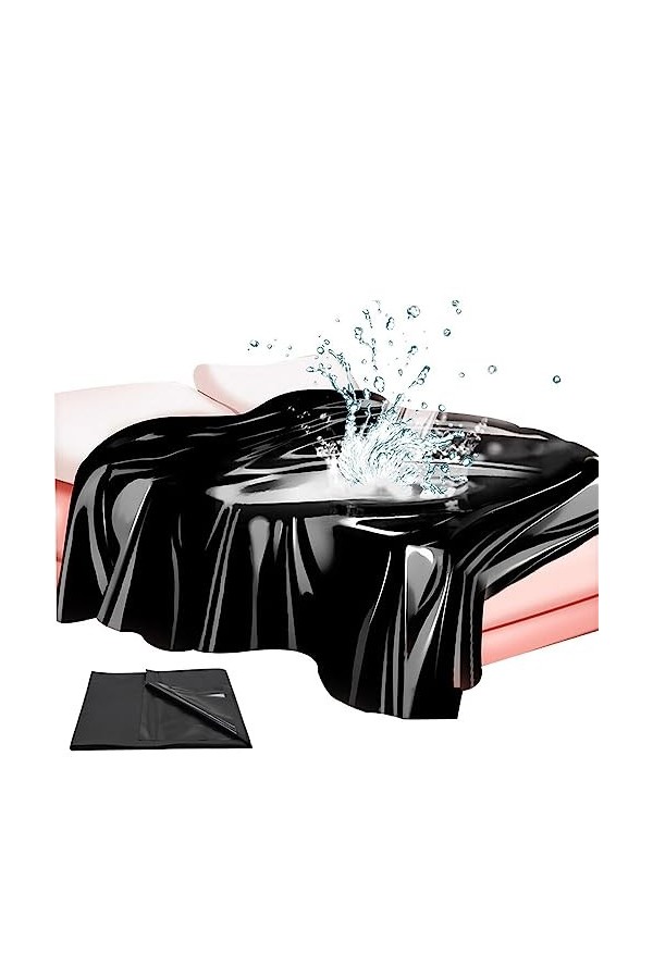 HytTer Wahre Le Drap de Lit Imperméable En Pvc 200X130Cm Peut Être Réutilisé