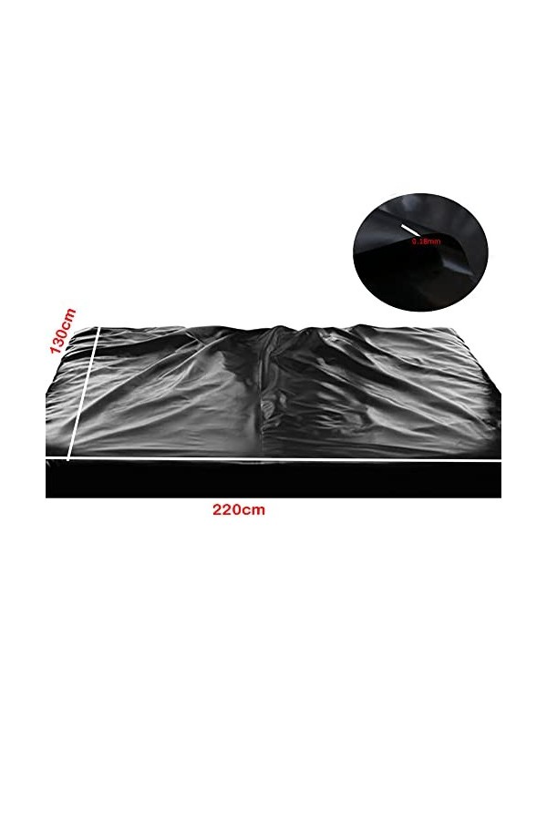 HytTer Wahre Le Drap de Lit Imperméable En Pvc 200X130Cm Peut Être Réutilisé
