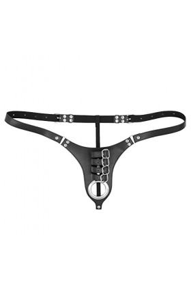 Sexy Mankini Leather Triangle Briefs Manservant Costume-Male Only