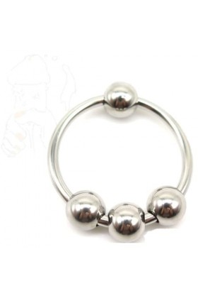 kumeier-CA Anneau de Massage en métal Multifonctionnel de Haute qualité avec Anneau pour Homme détachable à 4 Perles 40 mm .