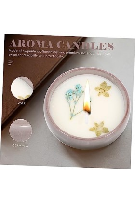 CLISPEED 3 Pièces Bougies Parfumées Bougie Parfumée Fleurs Bougies De Soja Avec Huiles Essentielles Bougies DExtérieur Pour 